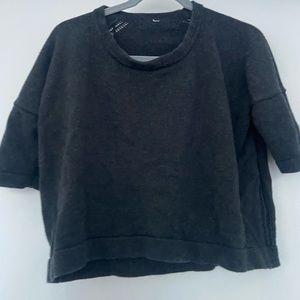 LULULEMON sweater knit tee crop